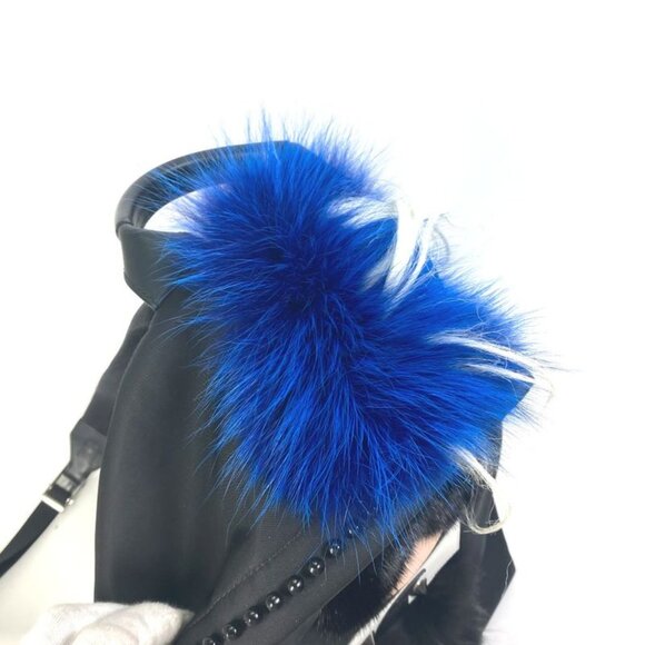 Fendi Backpack Karl Lagerfeld 7 Vz016 Nylon Black